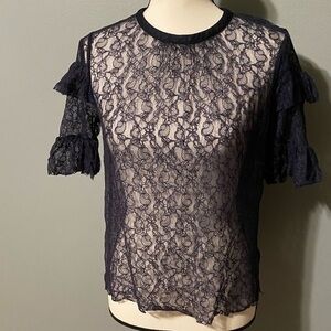 5/$25 H&M lace shirt size 6